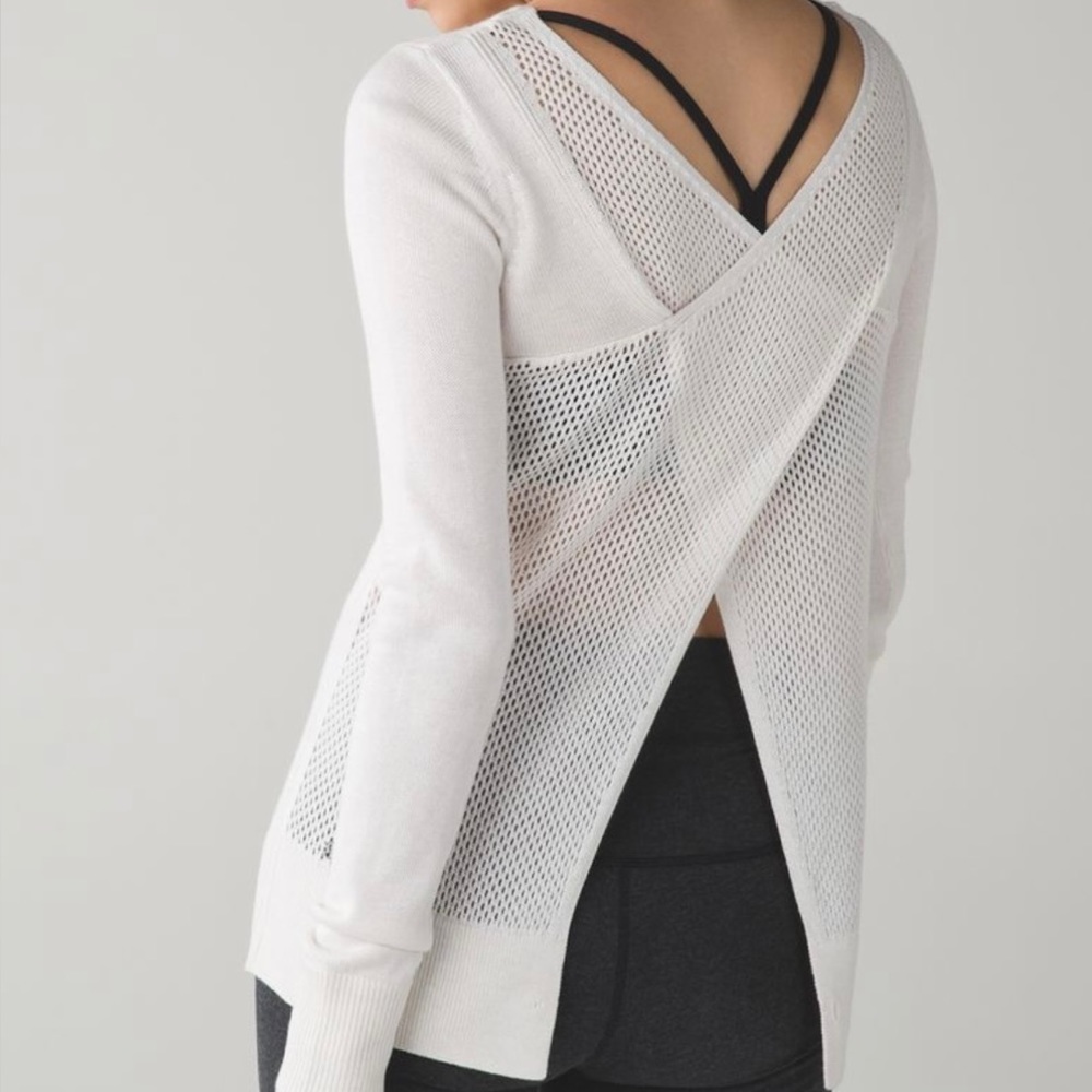Cream Lululemon Sunset Savasana Pullover II